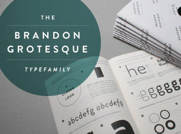 Brandon Grotesque | Top Fonts to Use on Posters