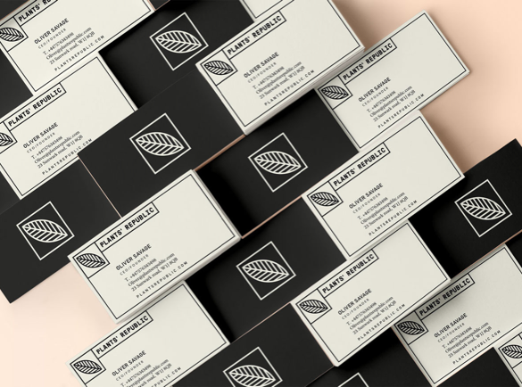 9. Geometric and Organic | 9 Examples of Good Business Cards